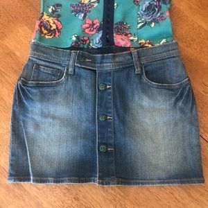 Honee mini jean skirt NWT
